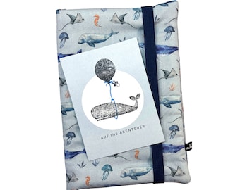 Borsa per pannolini regalo per bambini *creature marine azzurre* borsa per pannolini