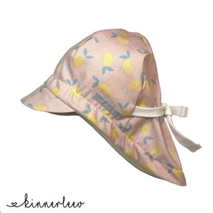 Summer Hat *Lemon Light Pink* Sun Hat Baby, Children, Girls
