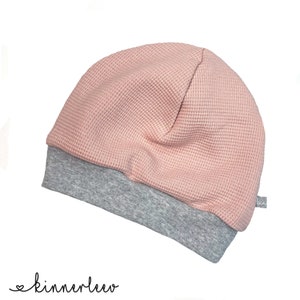 Beanie hat *waffle jersey powder pink* baby kids girls