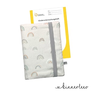 U-Heft-Hülle *sand Regebogen* Untersuchungsheft Babies Kinder Regenbogenbaby