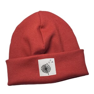 Beanie Hat *fox red rib dandelion* Hipster Baby Children's Girl Boy