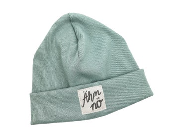 Beanie Mütze *mint Rib Ähm nö* Hipster Baby Kinder Junge Mädchen