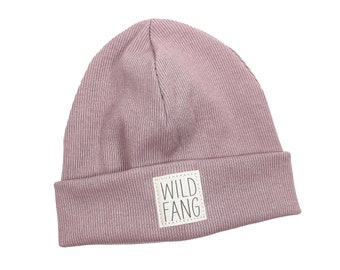 Beanie Mütze *altrosa Rib WILDFANG* Hipster Baby Kinder Mädchen