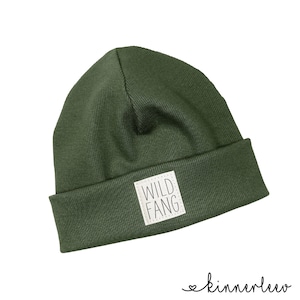 Beanie Mütze *tannengrün Rib WILDFANG* Hipster Baby Kinder Mädchen Junge