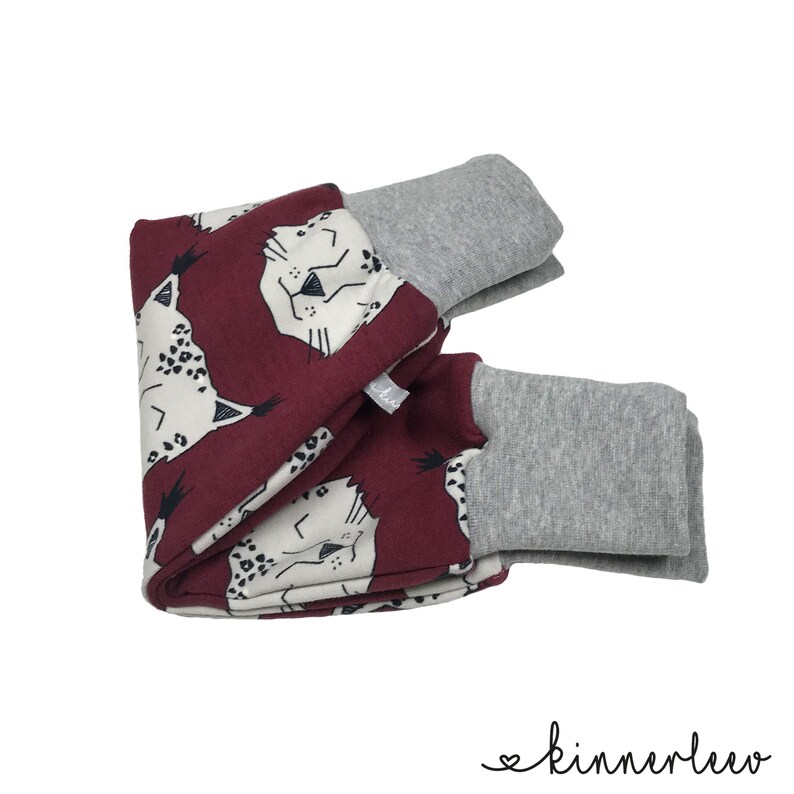 Baby Pants *Luchs Wine Red* Baby Pants Organic Sweat