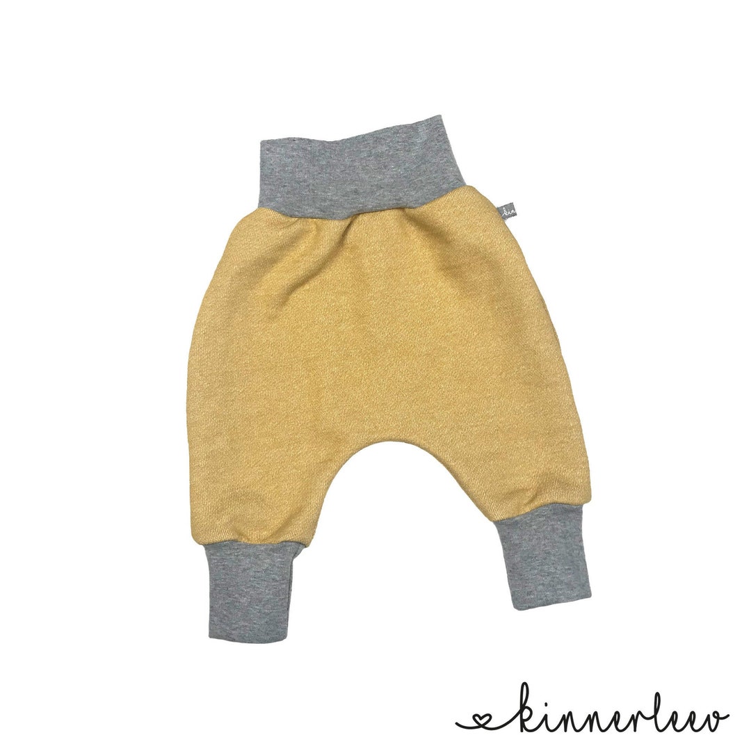 Baby Pants winter Sweat Yellow Baby Pants Etsy UK