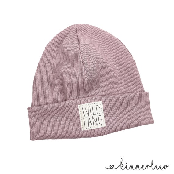 Buy Beanie Hat dusky Pink Rib WILDFANG Hipster Baby Kids Girls Online in  India - Etsy