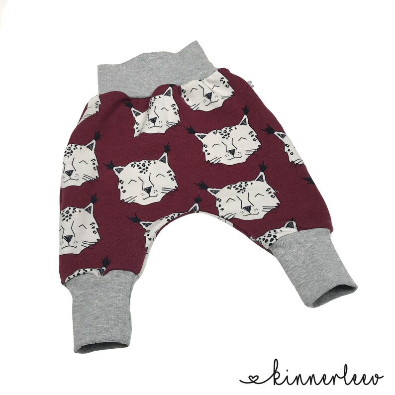 Baby Pants *Luchs Wine Red* Baby Pants Organic Sweat