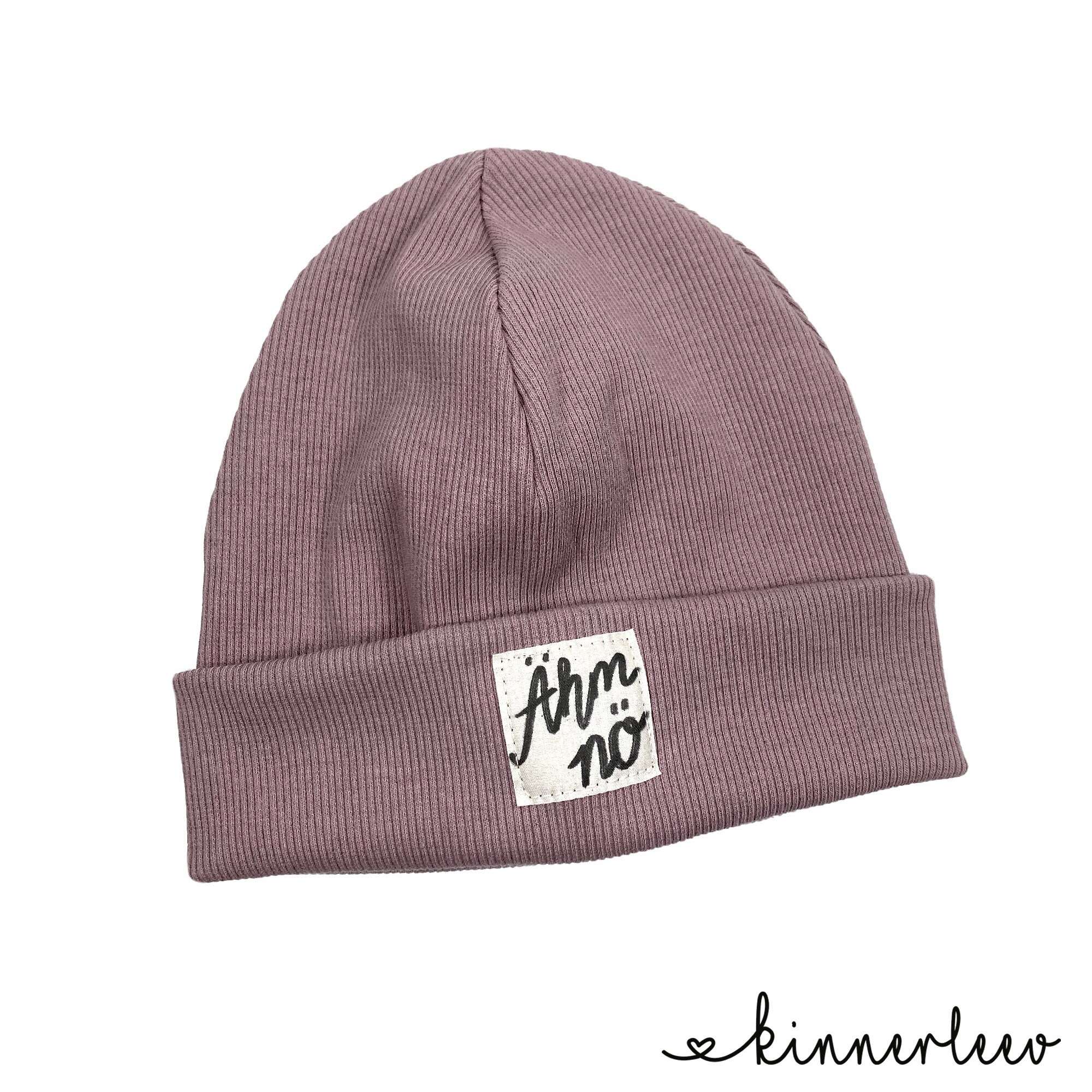 Beanie Beanie Cap mauve Rib Branch 