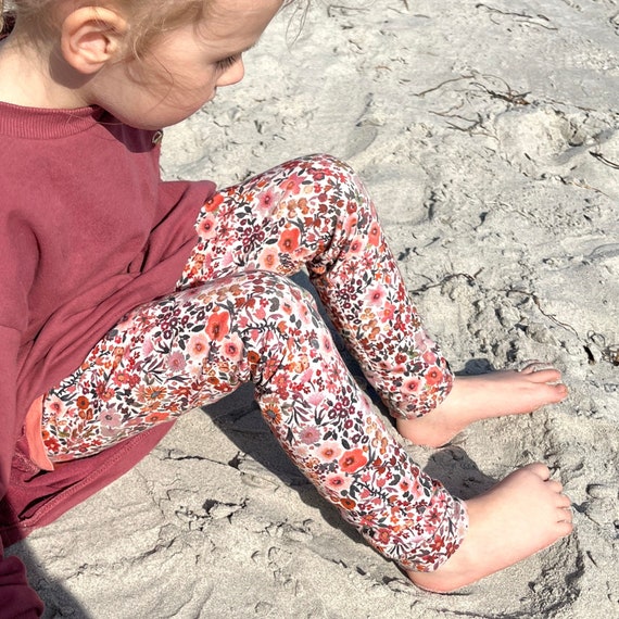 Leggings Prado de flores Bebe Ninos Bebe Pantalones Jersey Ninas Etsy Mexico