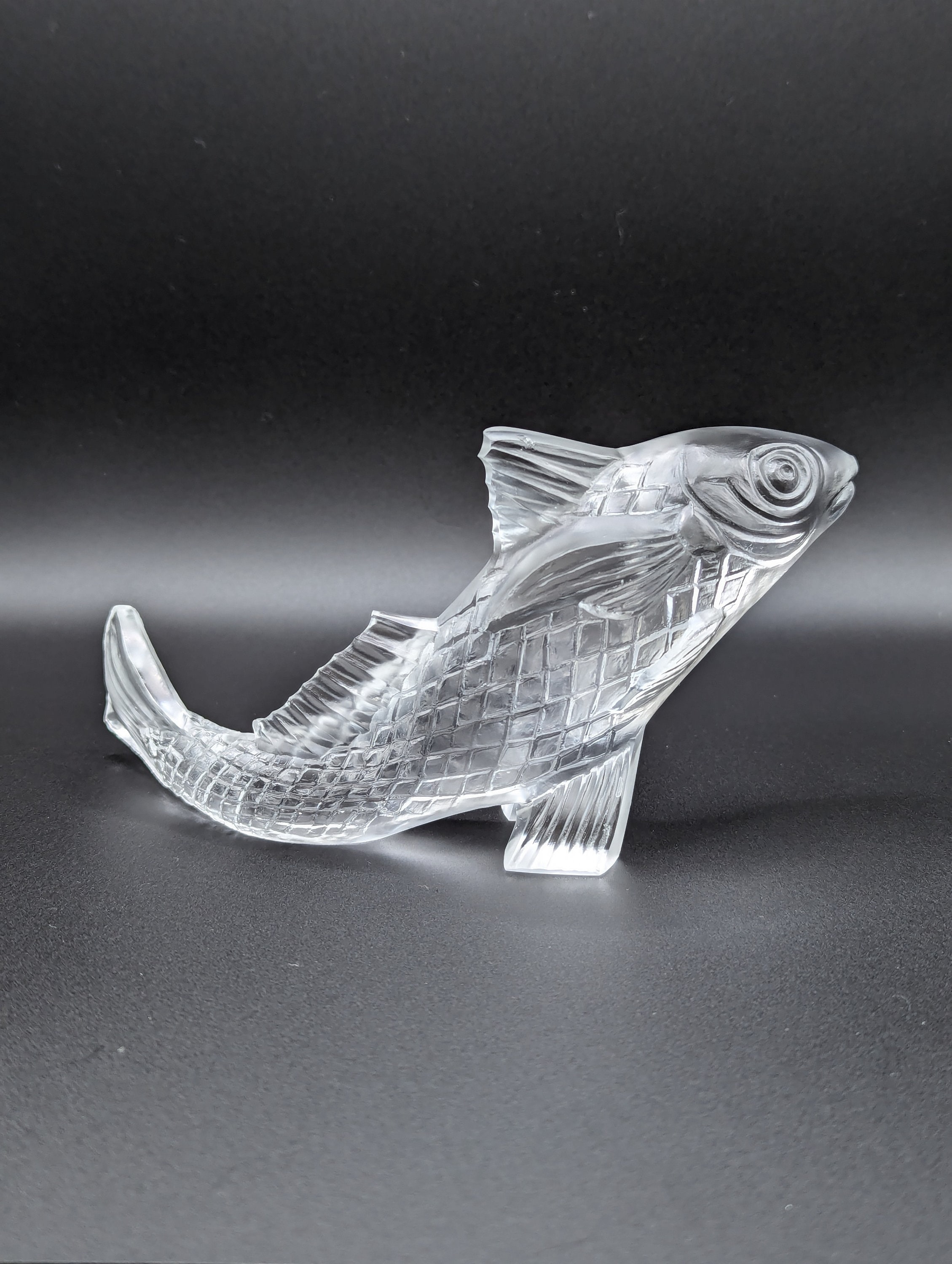 Baccarat Crystal Fish Bass Koi Figurine Vintage - Etsy