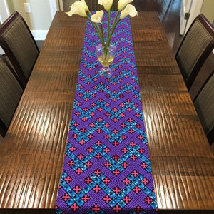 African print table runner, Ankara table runner, housewarming gift, kitchen and dining, table linen, lined table runner, ethnic table runner