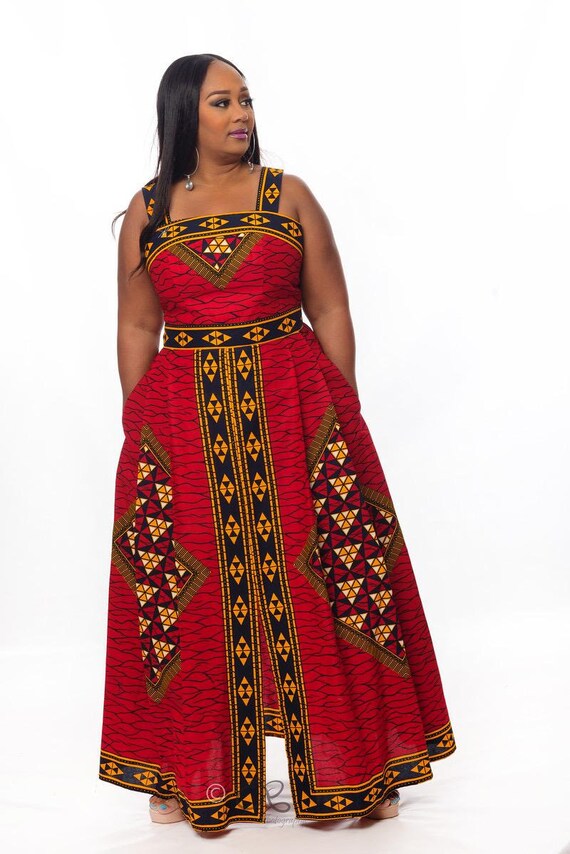 Buy African Ankara Print Dress African Wedding Guest Dress Designer Dress  Formal Occasion Dress Bustier Dress Dress for Birthday Party Online in  India - Etsy