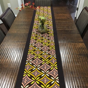 African print table runner, Ankara table runner, Border table runner, Floral print table runner, kitchen and dining, table linen,