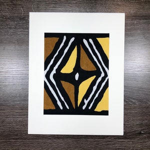 Framed fabric, Mudcloth inspired wall art, wall art, Ankara wall decor, African fabric wall decor,