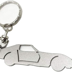 Custom Stainless Steel Keychain for Classic Chevy Corvette Enthusiasts