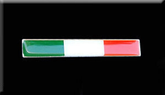 ITALIA AUTOMOBILE GRILLE BADGE ITALY CAR BADGE