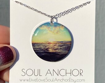 Coastal Sunset Necklace (Photograph inside)