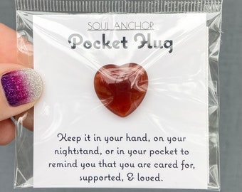 Carnelian Pocket Hug