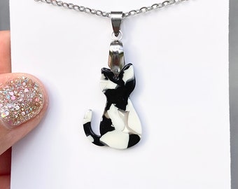 Cat Necklace // Hypoallergenic // Cat Love