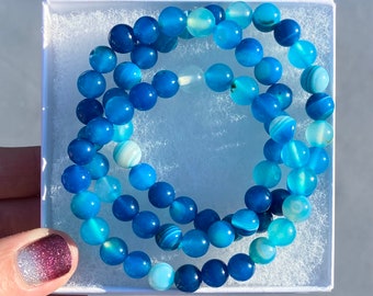 Blue Agate Bracelet