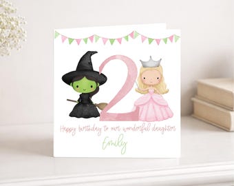 Wicked Inspired Birthday Card for all ages |