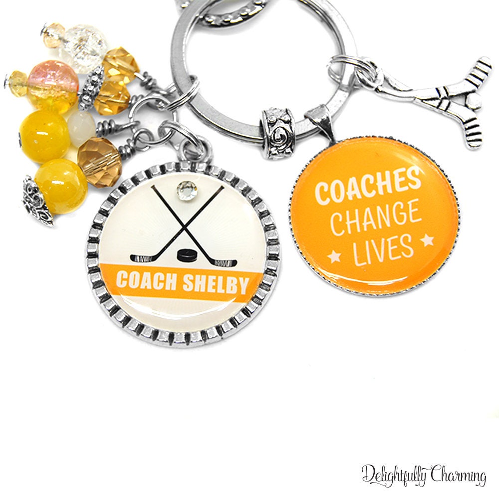 Hockey Team Gifts Ice Hockey Jewelry Coach Gift Ideas | Etsy