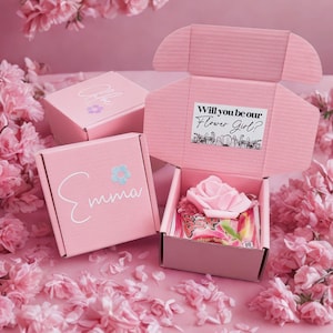 Mini Flower Girl Box - Flower Girl Proposal - Petal Patrol Box - Petal Patrol Proposal - Flower Girl Ring Pop