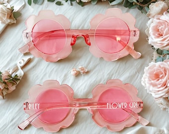 Personalized Flower Girl Sunglasses - Flower Girl Proposal - Flower Girl Gift - Petal Patrol Proposal - Petal Patrol Sunglasses