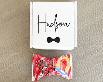 Mini Ring Bearer Proposal Box - Ring Security Proposal - Ring Pop Proposal