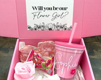 Flower Girl Box - Flower Girl Proposal - Flower Girl Gift - Flower Girl Cup - Flower Girl Sunglasses - Flower Girl Toddler