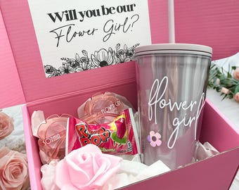 Flower Girl Box - Flower Girl Proposal - Flower Girl Gift - Flower Girl Cup - Flower Girl Sunglasses - Flower Girl Toddler