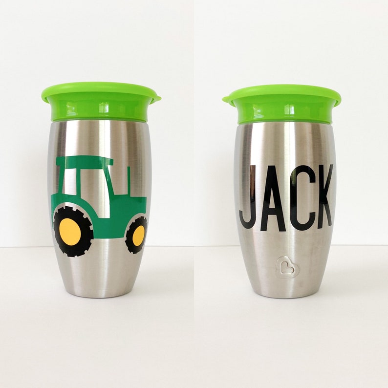 Tractor Kids Cup Farmer Cup Tractor Party Tractor Party Etsy