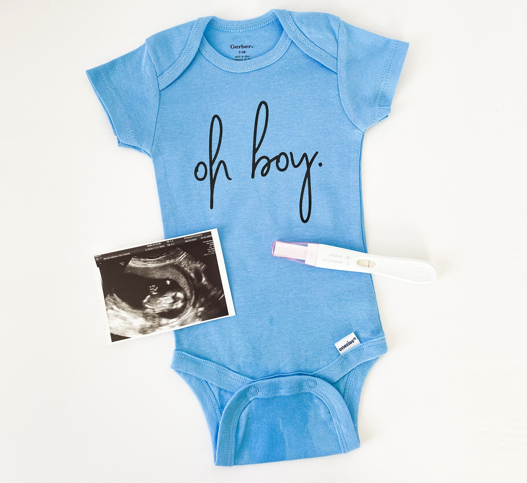 Oh Boy Onesie It's A Boy Onesie Boy Gender Reveal Etsy