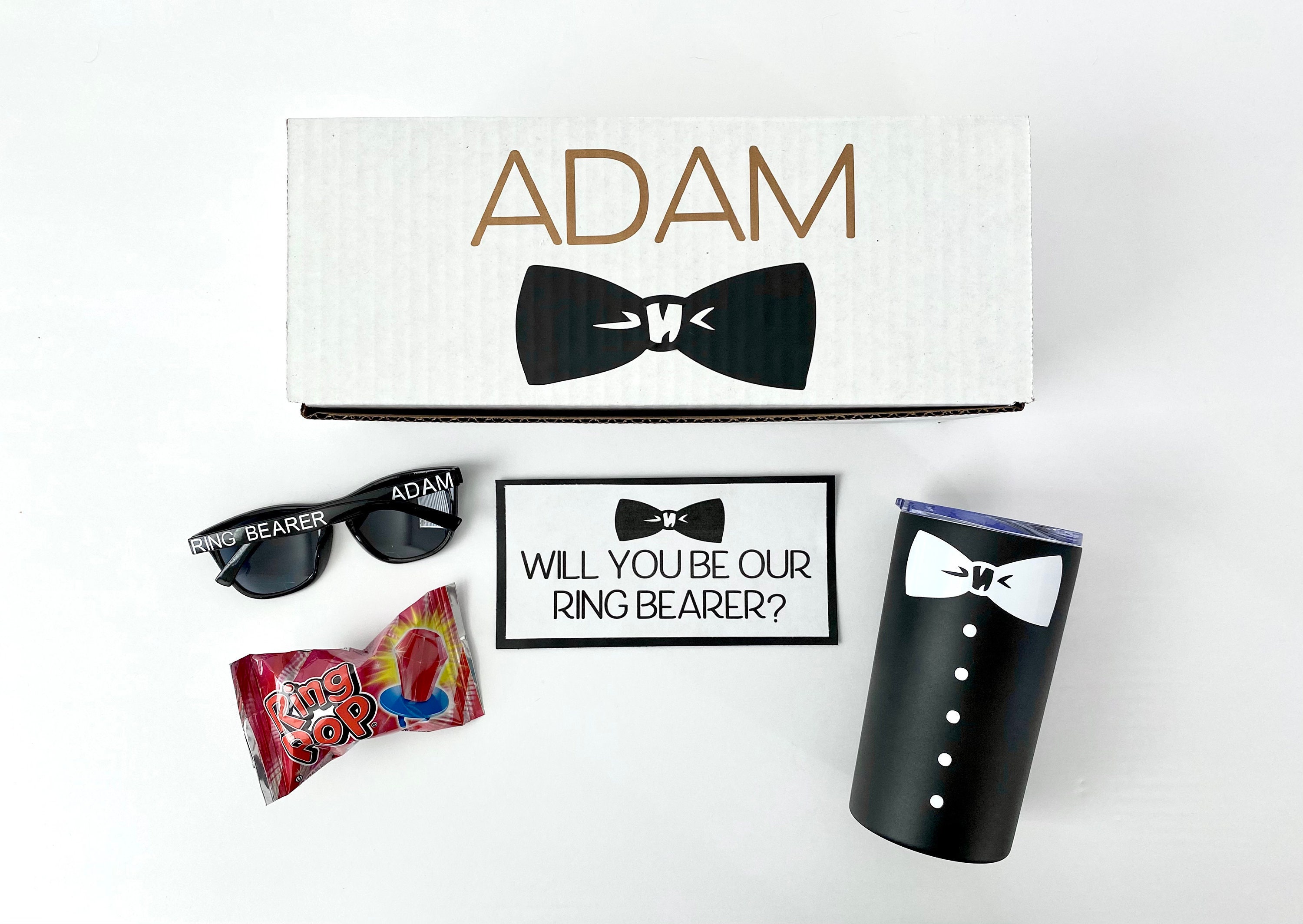 Ring Bearer Box Ring Bearer Proposal Ring Bearer Gift Set Etsy Canada