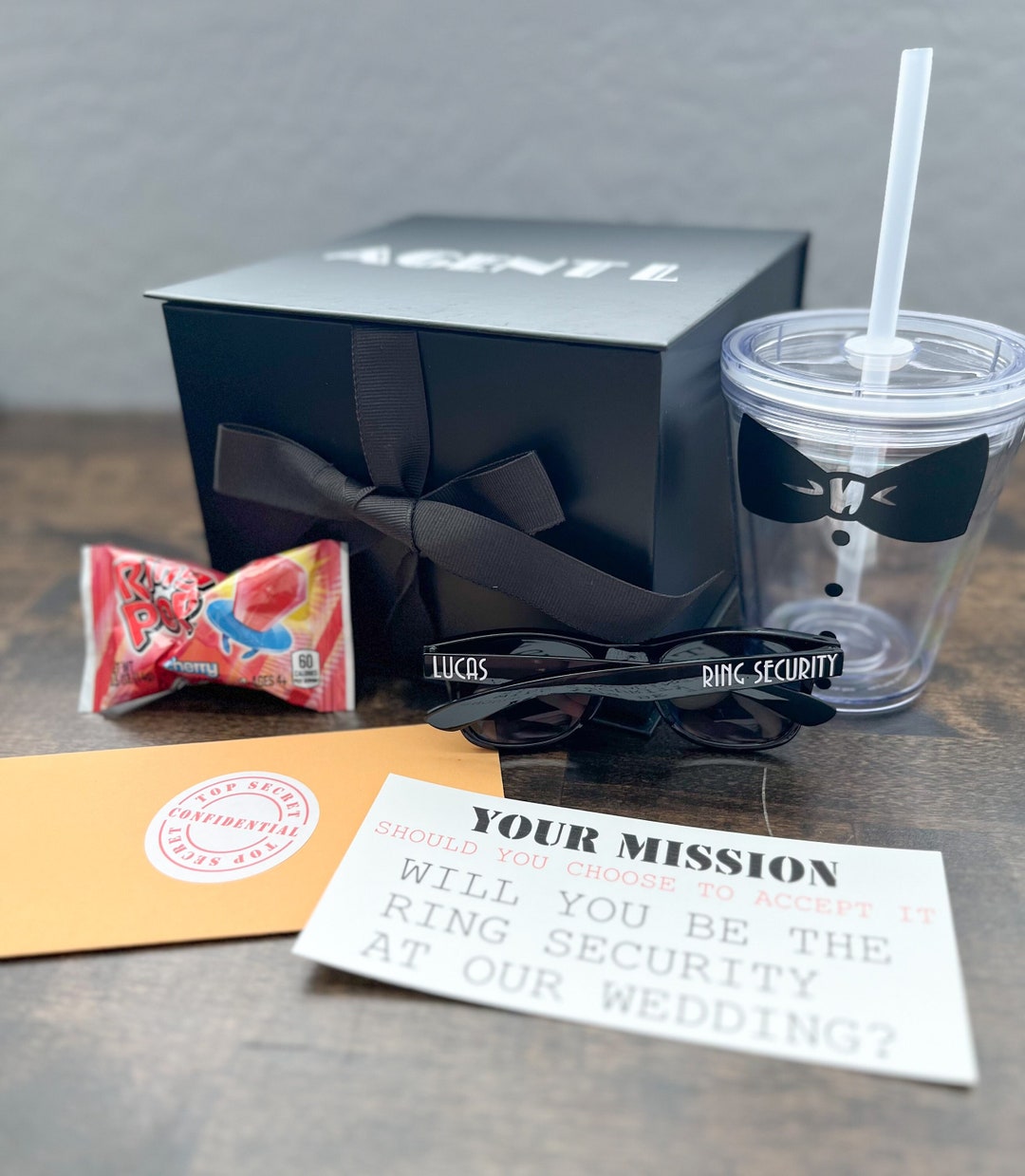 Elegant Ring Security Box Ring Security Proposal Ring Security Gift Set