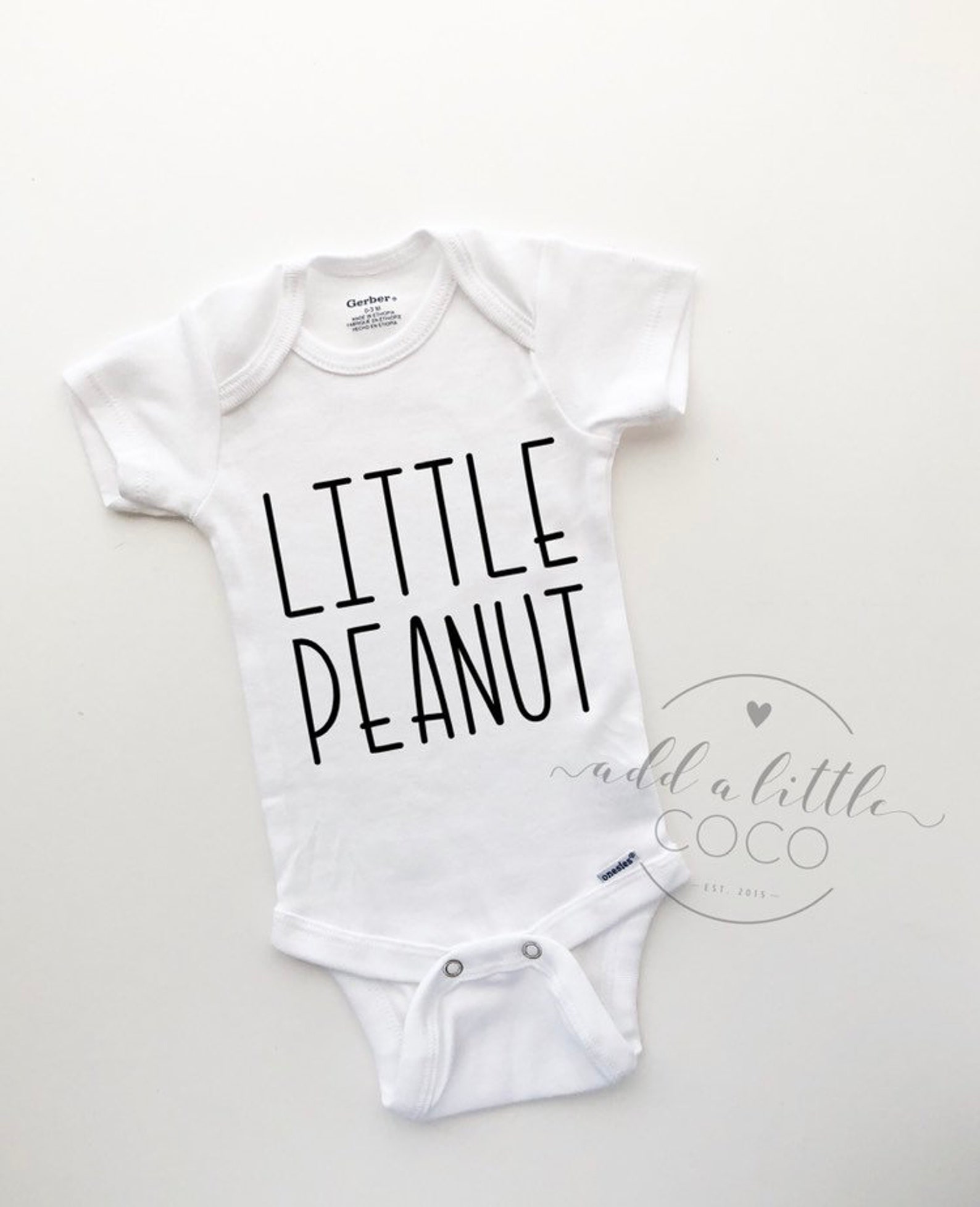Little Peanut Onesie Peanut Onesie Little Peanut Baby Etsy