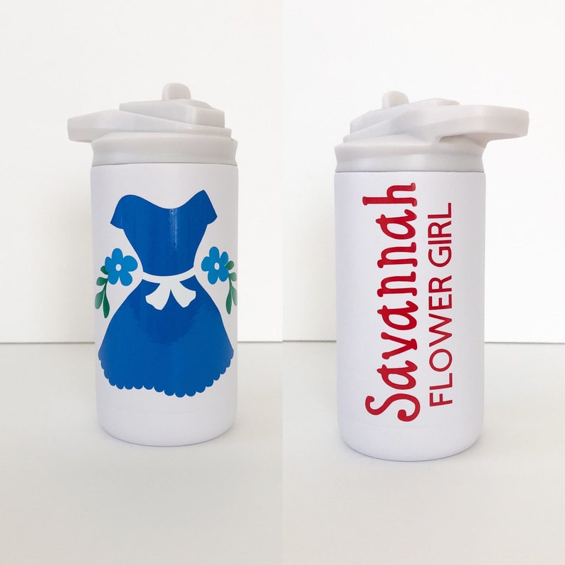 Flower Girl Gift Flower Girl Stainless Bottle Flower Girl Etsy