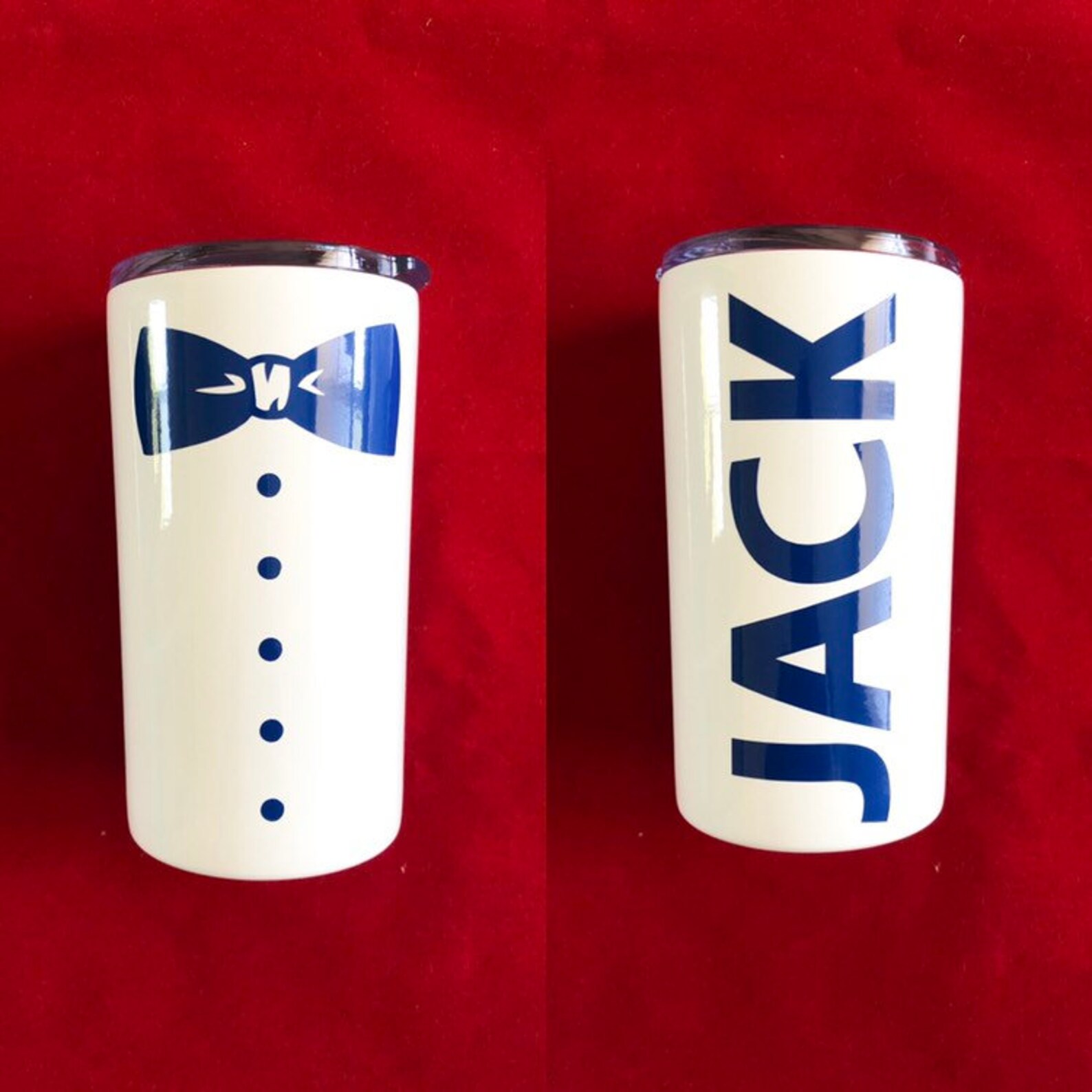 Ring Bearer Gift Bow Tie Ring Bearer Cup Personalized Ring Etsy