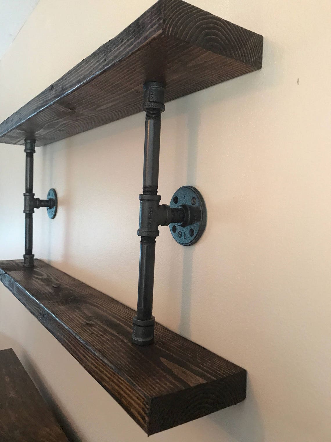 Rustic Floating Shelves made from Reclaimed Wood Shelf and Etsy