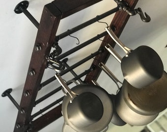 Custom order for Karen Radabaugh - Hanging Pot Rack