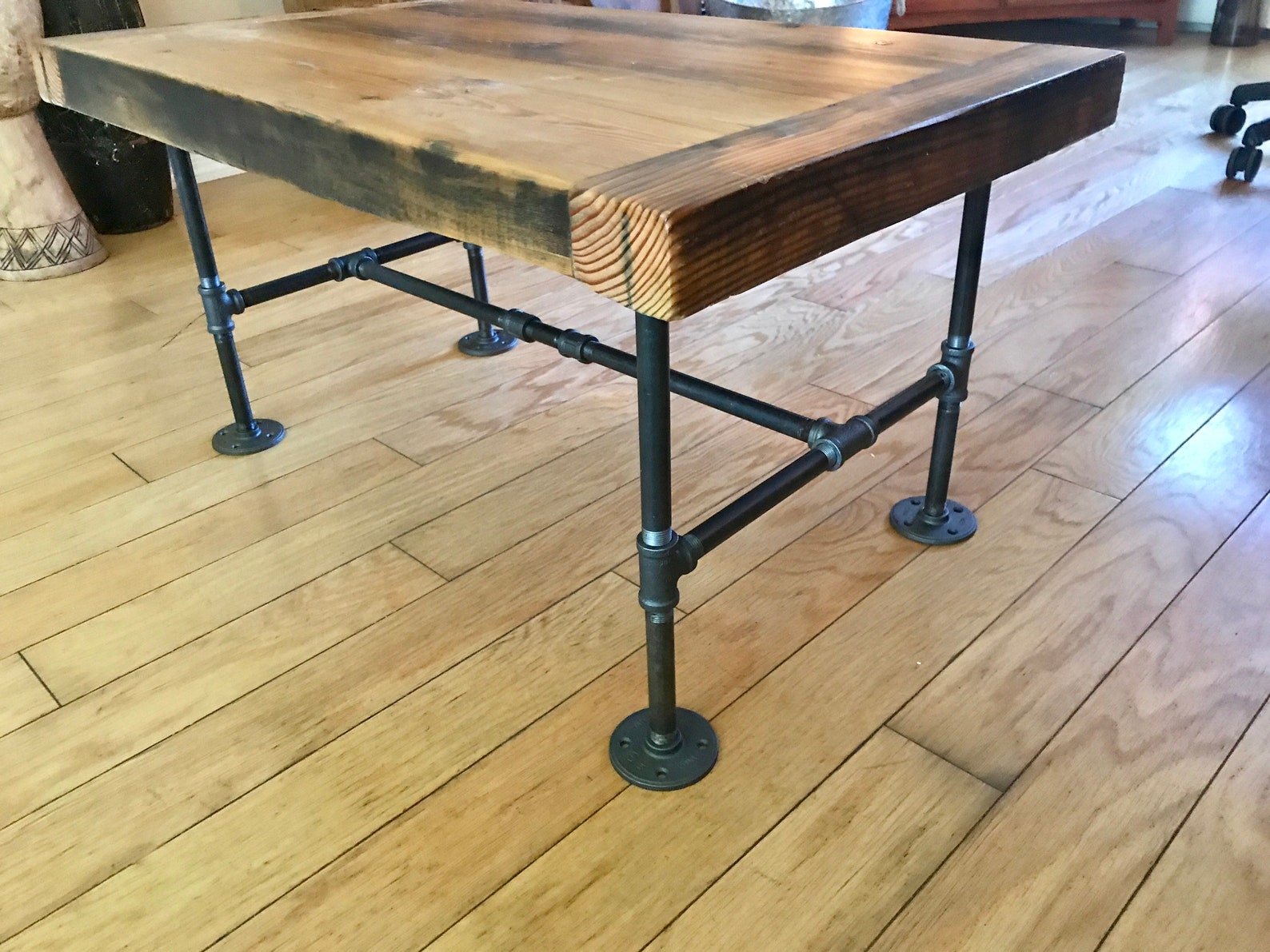 Iron Pipe Legs for Coffee Table Steampunk Industrial Etsy