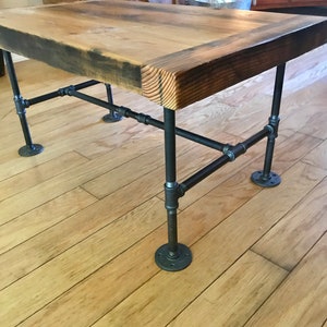Iron Pipe Legs for Coffee Table Steampunk Industrial