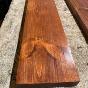 Additional wood shelves