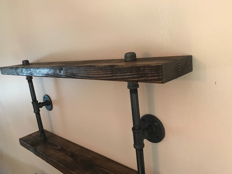 Rustic Floating Shelves Made From Reclaimed Wood Shelf and Etsy Canada