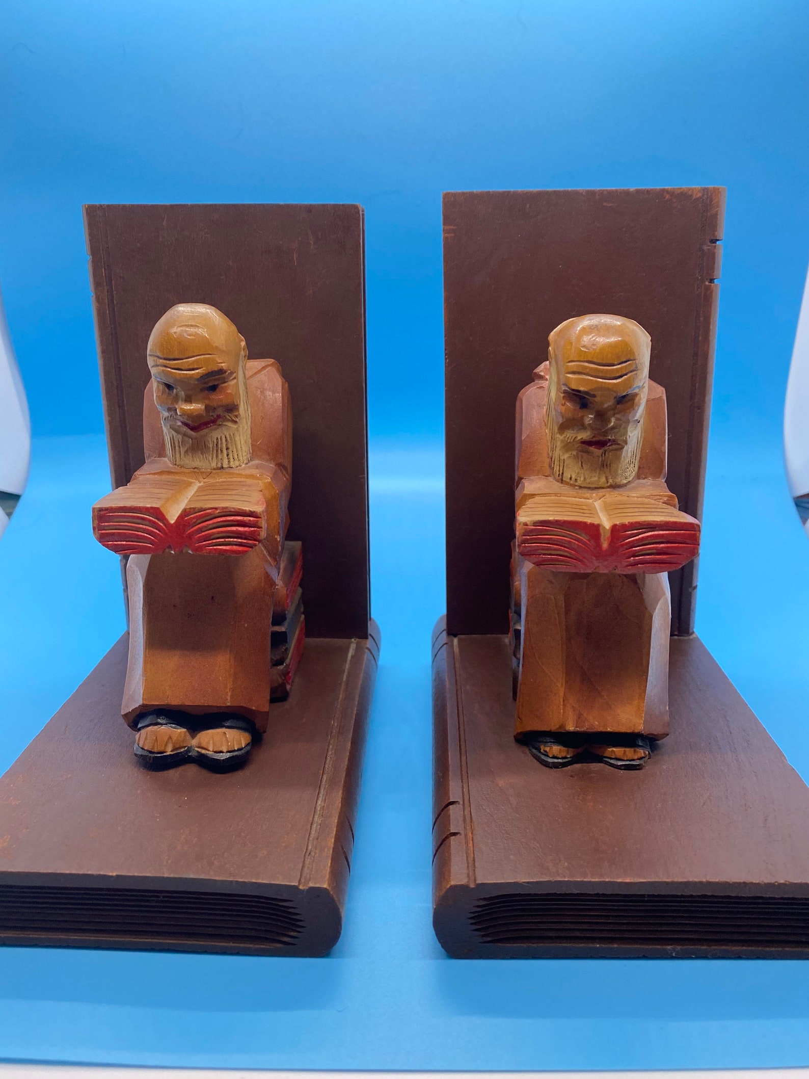 Monk Bookends Etsy