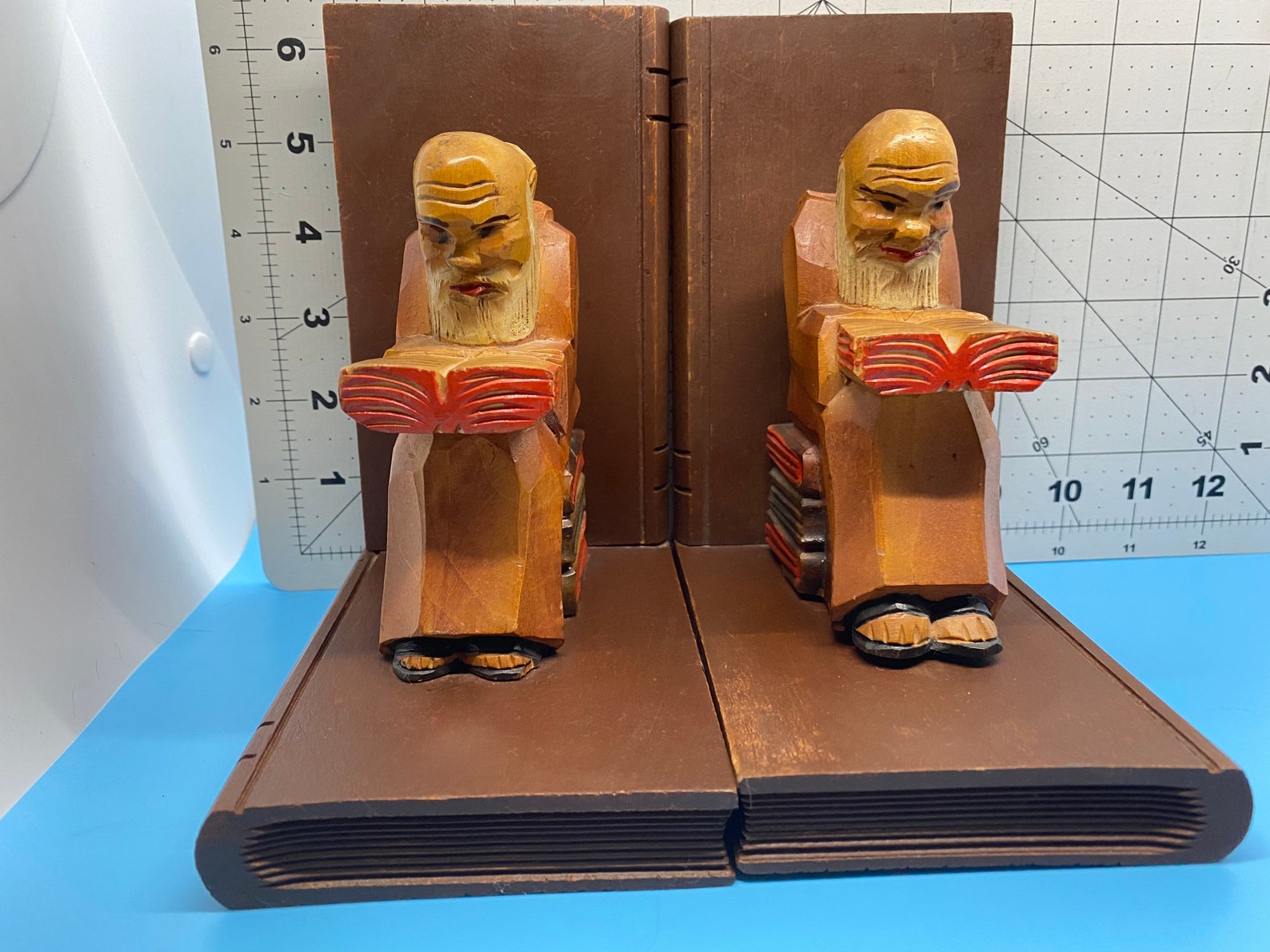 Monk Bookends Etsy