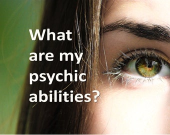 What are your psychic abilities reading. What are my psychic skills? Same day spiritual guidance psychic abilities reading.
