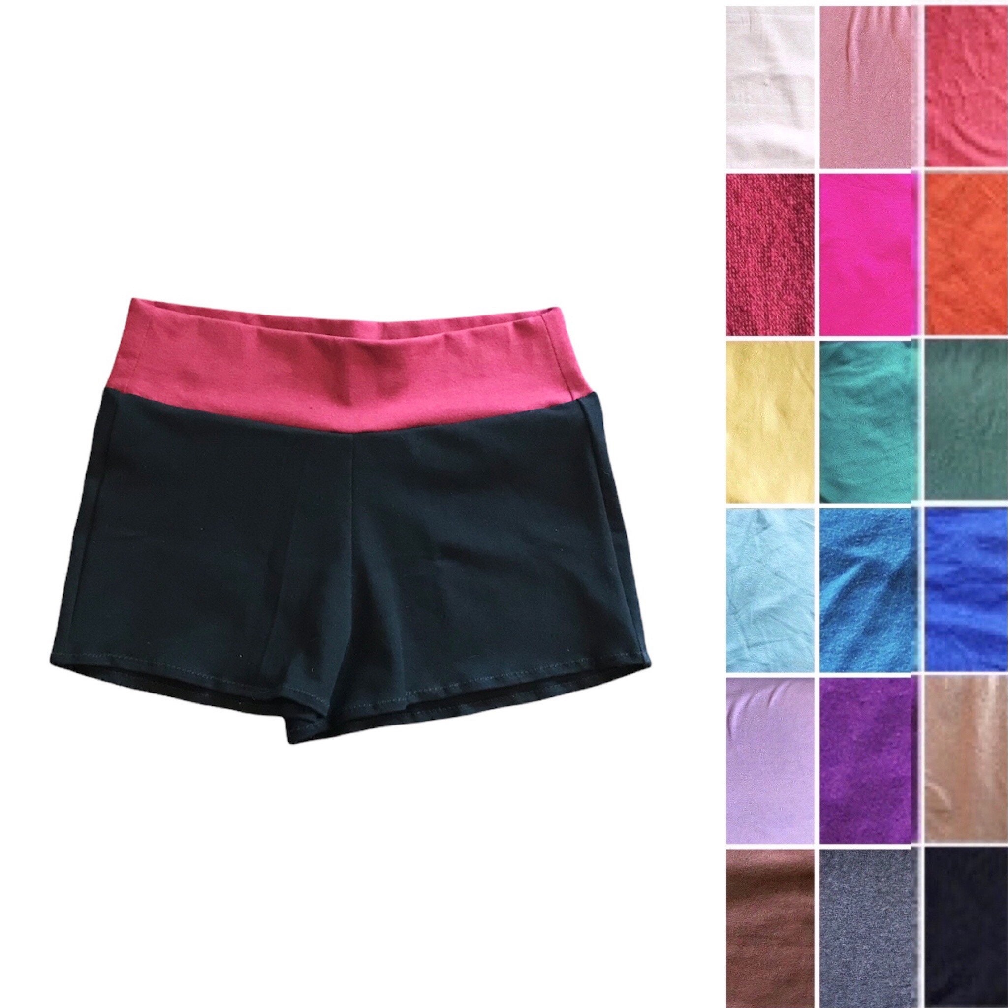 Cotton Fold Over Shorts