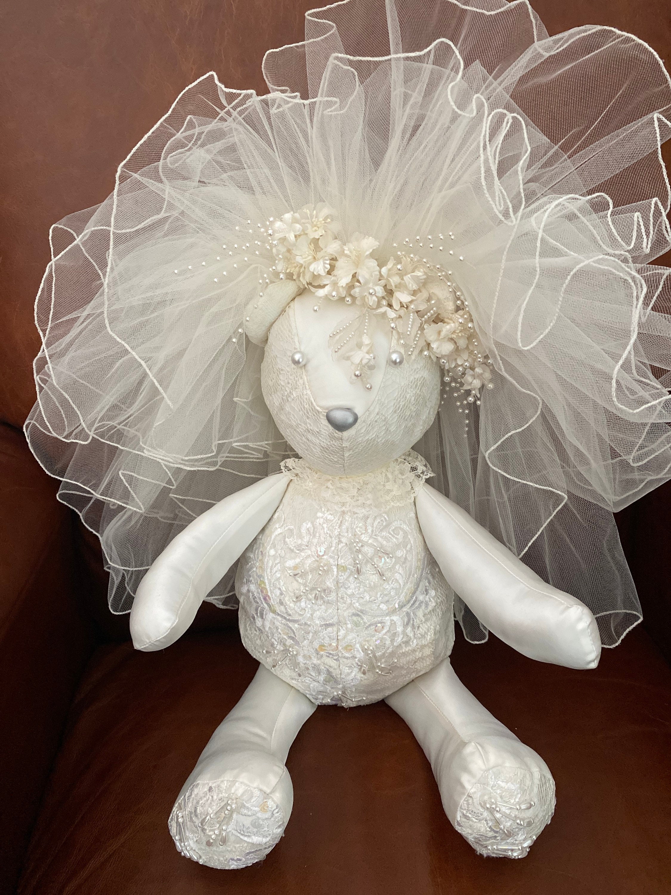 Heirloom Wedding Gown Bear